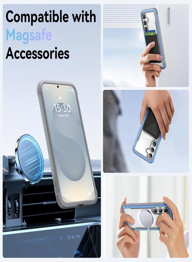 رابتيك جراب RAPTIC Shield المغناطيسي لهاتف سامسونج جالاكسي S25 - متوافق مع MagSafe، [حماية من السقوط من ارتفاع 13 قدمًا وفقًا للمعايير العسكرية]، إطار من الألومنيوم المؤكسد المتين المقاوم للصدمات، جراب نحيف لهاتف سامسونج S25، لون متقزح FB-429214 - Image 4