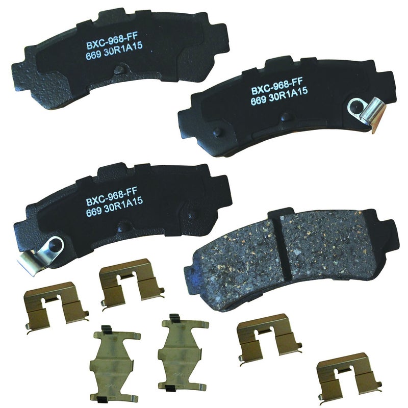 Bendix Premium SBC669 Ceramic Rear Brake Pads for Nissan 200SX 1998-1995, Lucino 2000-1996, Sentra 1999-1995 - Image 5