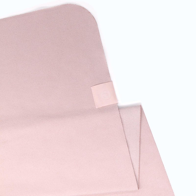 Eunzel Hot Yoga Towel, Super Absorbent Yoga Mat Towel Soft Suede Microfiber Non-Slip Towel for Bikram Pilates and Yoga Mats 72" x 26.5", Pink - Image 3