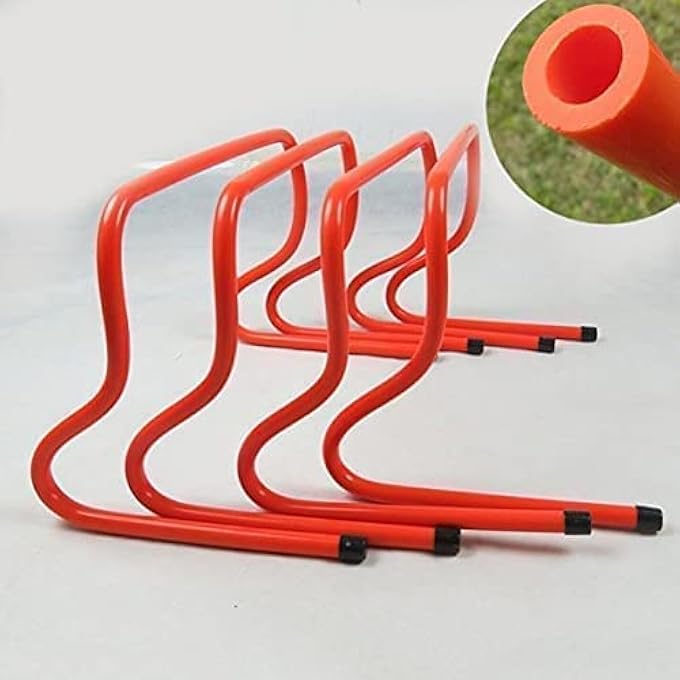 rayihni Agility Training Soccer Football Hurdles Pack Of 5 Pcs Set Visibility Speed Endurance For Track & Field Fences For Sports Coaching Indoor Outdoor Practice Equipment (Pack Of 5 Pcs Set) (40 Cm) - Image 3