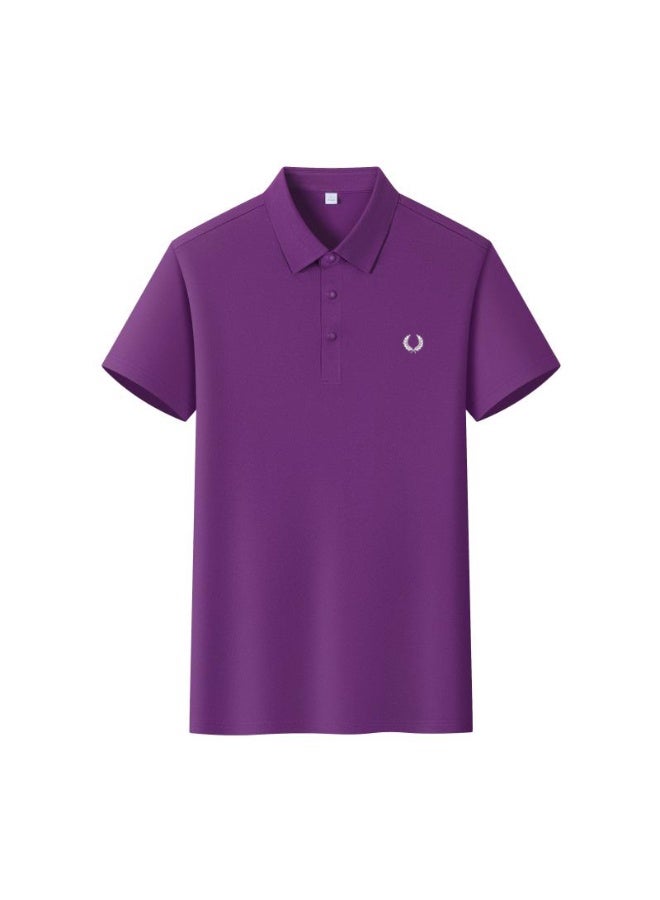FRED PERRY Unisex laurel wreath LOGO solid color Polo shirt, 40 high elastic seamless fabric short sleeve classic business leisure golf shirts. - Image 3