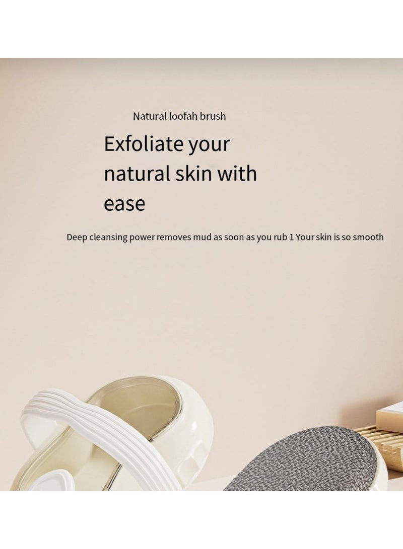 general Multifunctional liquid-added massage bath brush household scrubbing and exfoliating mud special press liquid bath brush soap and shampoo dispenser soft silicone brush - Image 3