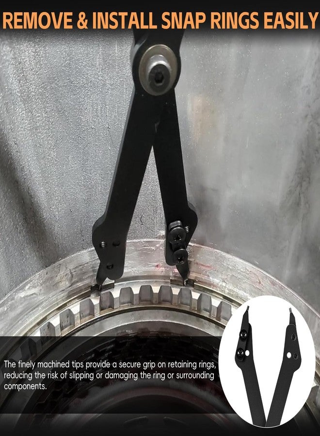 Sunluway 1489-26" Internal Retaining Ring Pliers, Large Snap Ring Pliers with Straight Tips for GM 5L40, 5L50, 6L50, 6L80 and 6L90 Transmissions, Heavy-duty Snap Ring Removal Pliers - Image 5