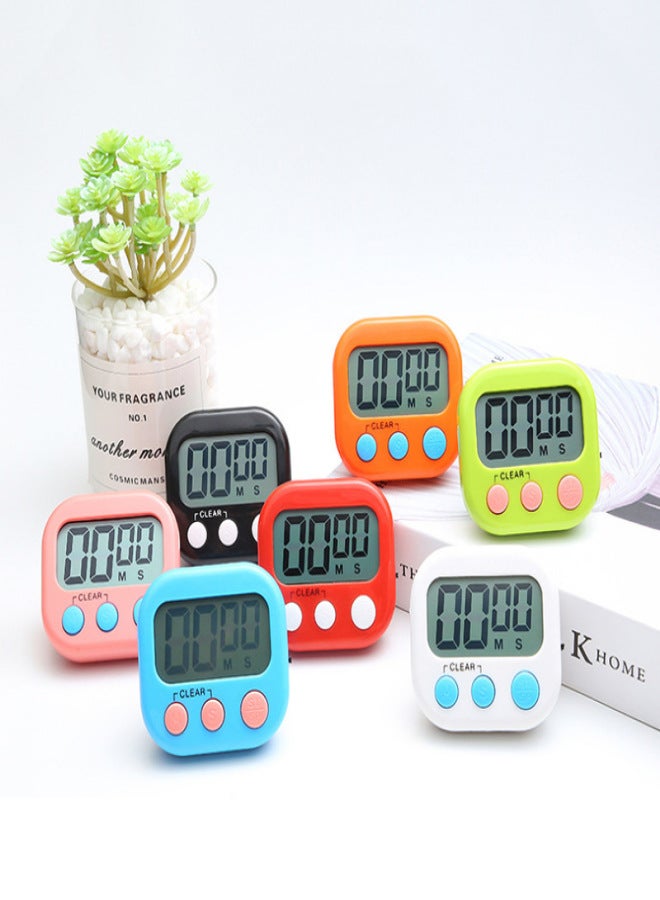 Factory sales countdown kitchen timer refrigerator timer student reminder alarm clock snooze timing countdown blue - Image 2
