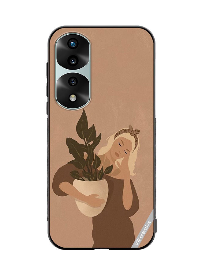 VR CREATIVE Protective Case Cover For Honor 70 Pro plus Holding Vase Design Multicolour - Image 1