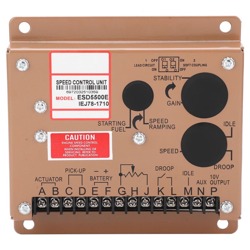 Electronic Speed Governor: 200kW+ Genset Capacity, Smooth Slow Start Control, High Safety Factor - Fast Accurate Response, Engine Speed Regulator for Industrial Generator Parts Installation - Image 1