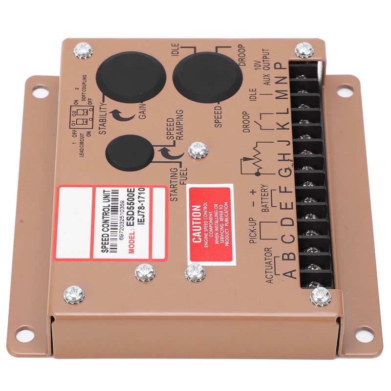 Electronic Speed Governor: 200kW+ Genset Capacity, Smooth Slow Start Control, High Safety Factor - Fast Accurate Response, Engine Speed Regulator for Industrial Generator Parts Installation - Image 2