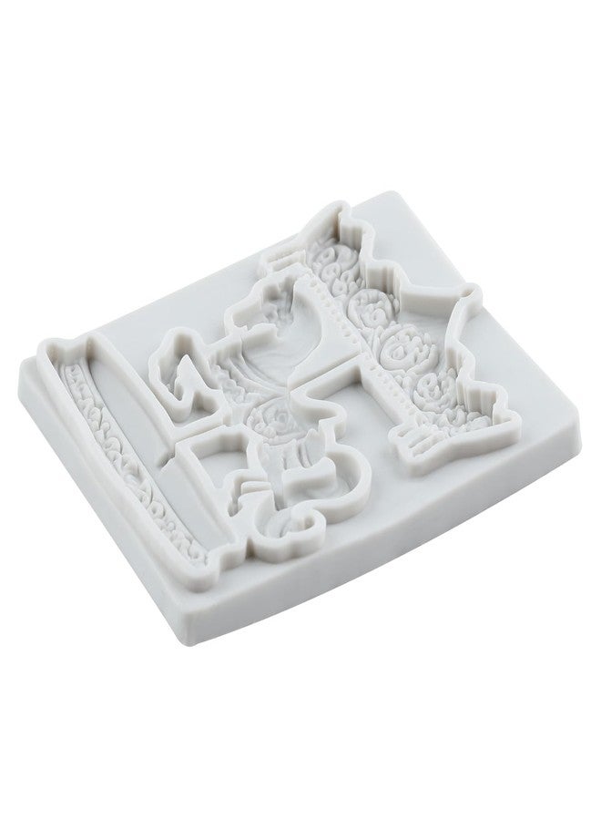 MYPRACS Carousel Horse Silicone Fondant Molds 3D Merry-Go-Round Chocolate Candy Mold For Baby Shower Cake Decoration Cupcake Topper Candy Polymer Clay Chocolate Gum Paste - Image 4