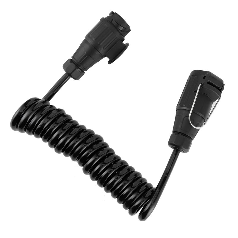 13Pin to 13Pin Adapter Cable Trailer Plug Extension Spring Cord for Car Caravan RV - Image 2