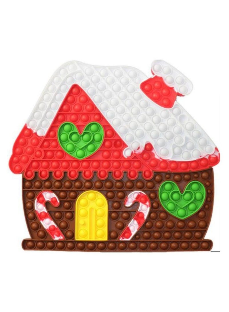 Prime Push Pop Bubble Fidget Sensory Toy Random Color Non-Toxic Stress Relieve Silicone Squeeze Push Pop Bubble Sensory Fidget Squishy Toy For Girls and Boys - Image 1