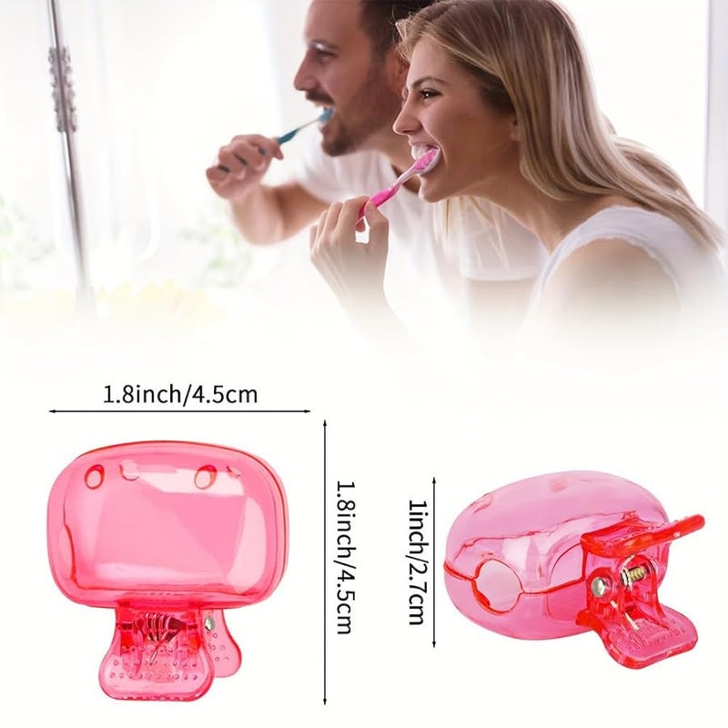 6 Pack Toothbrush Covers, Portable Toothbrush Protector Case for Travel. - Image 2