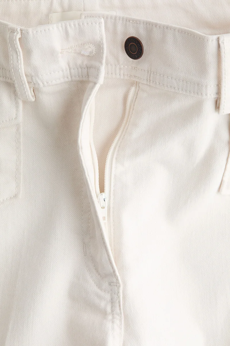 اتش اند ام بنطلون واسع يصل إلى الكاحل