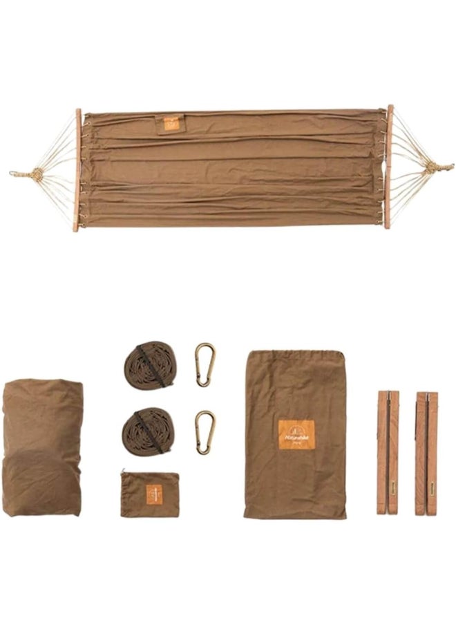 Naturehike - Dc-G02-Drag-Detachable And Foldable Double Canvas Hammock-2 Man - Image 1