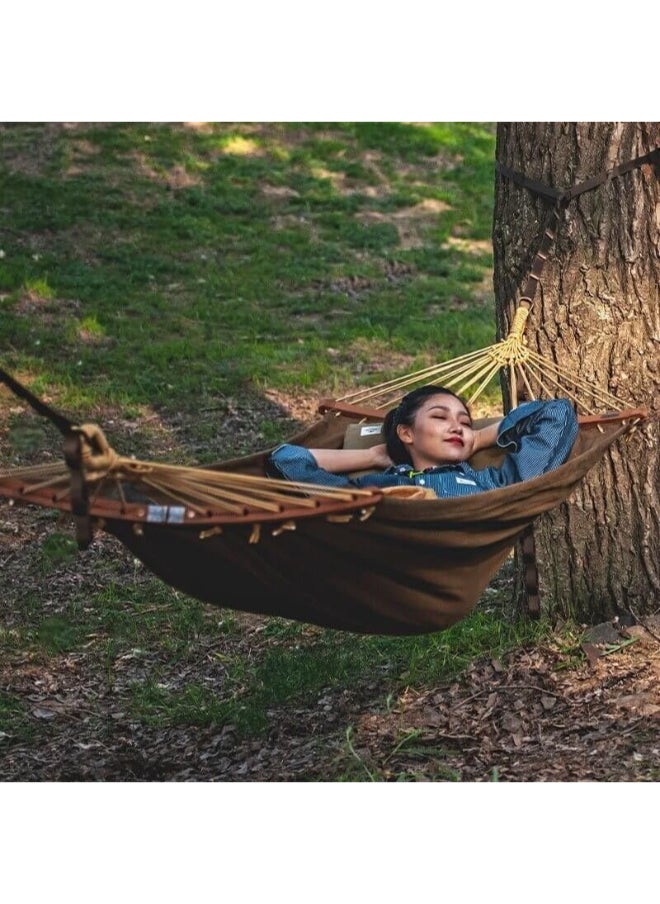 Naturehike - Dc-G02-Drag-Detachable And Foldable Double Canvas Hammock-2 Man - Image 1