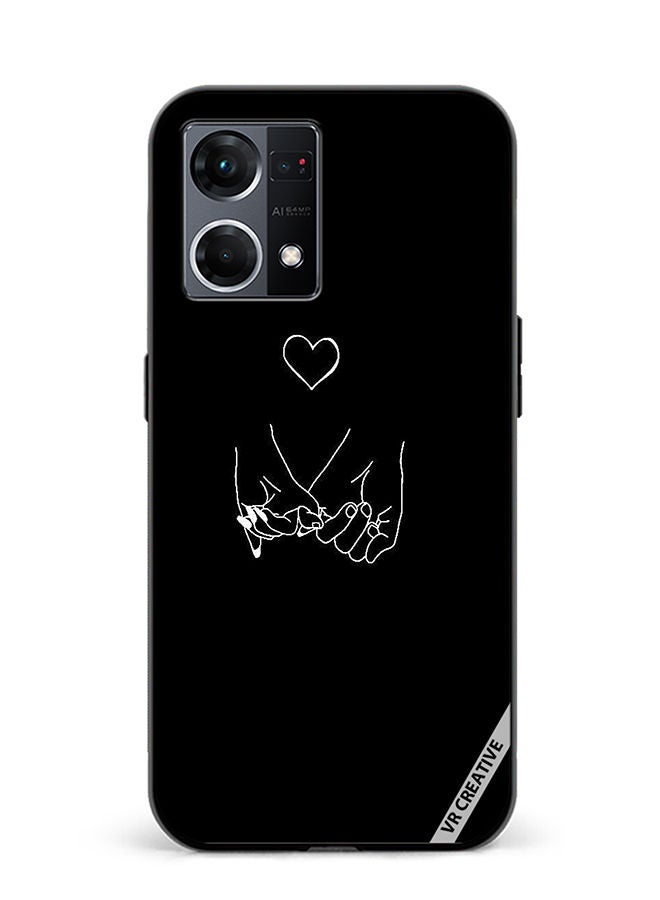 VR CREATIVE Protective Case Cover For Oppo Reno8 4G Tumblr Preto Simpsons Design Multicolour - Image 1