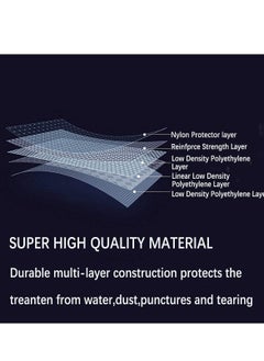 XiuWoo 10 pcs Vacuum Storage Bags for Comforters Blankets Clothes Pillows Travel Space Saver with Hand Pump  - Image 4