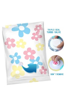 XiuWoo 10 pcs Vacuum Storage Bags for Comforters Blankets Clothes Pillows Travel Space Saver with Hand Pump  - Image 2