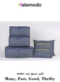 6PCS Packing Cubes for Travel Carry On Luggage Organizer Hanging Travel Toiletry Bag Cosmetic Organizer Makeup Pouch Lightweight Travel Essential Bag