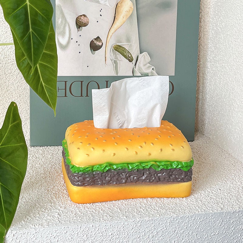 Creative Hamburger Tissue Box - Image 1