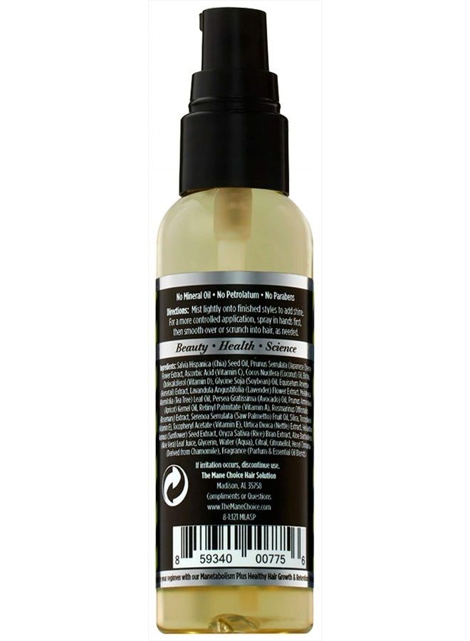 THE MANE CHOICE Mane choice proceed with caution killer curls & brutal bounce dangerous luster & shine illuminator, 2 Ounce - Image 2