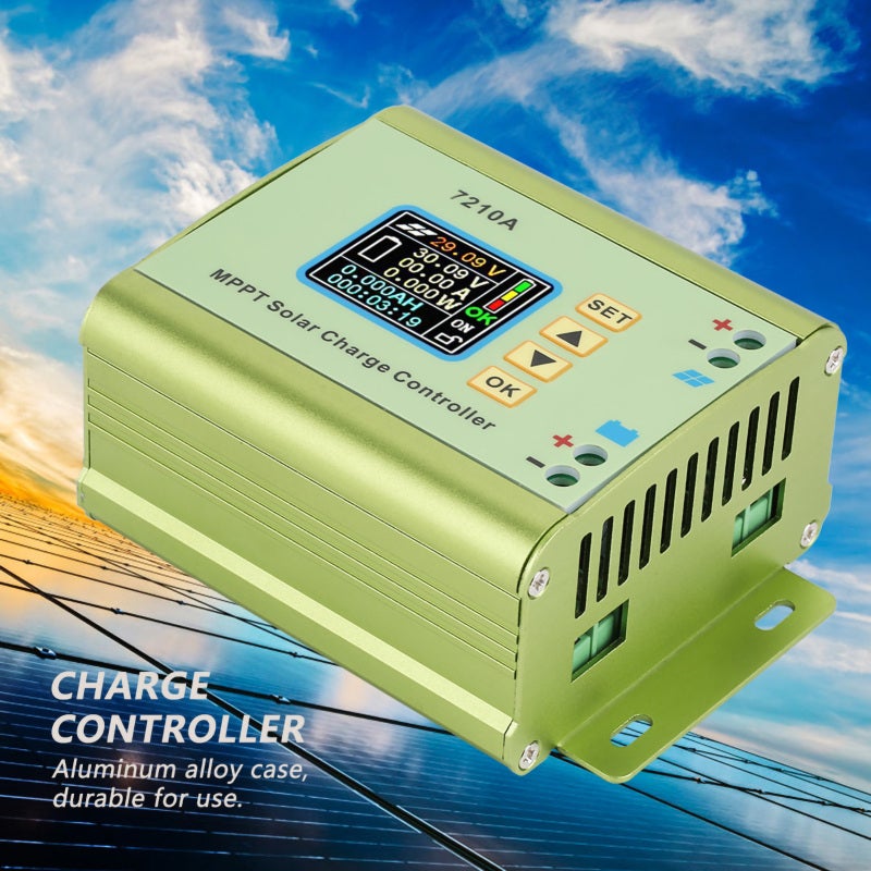 MPPT Solar Controller: 600W 0-10A Adjustable - MPPT & DC-DC Modes Aluminum Alloy Case for Solar Panel Battery Charging, Household Photovoltaic Systems - Image 3