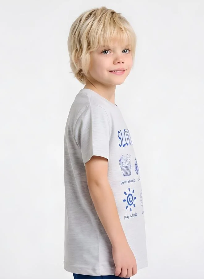 Take Two Boys Regular Fit Graphic T-Shirt By Juniorloom