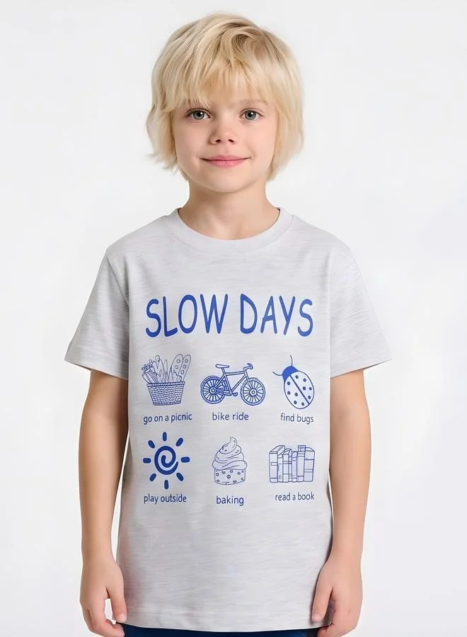 Take Two Boys Regular Fit Graphic T-Shirt By Juniorloom