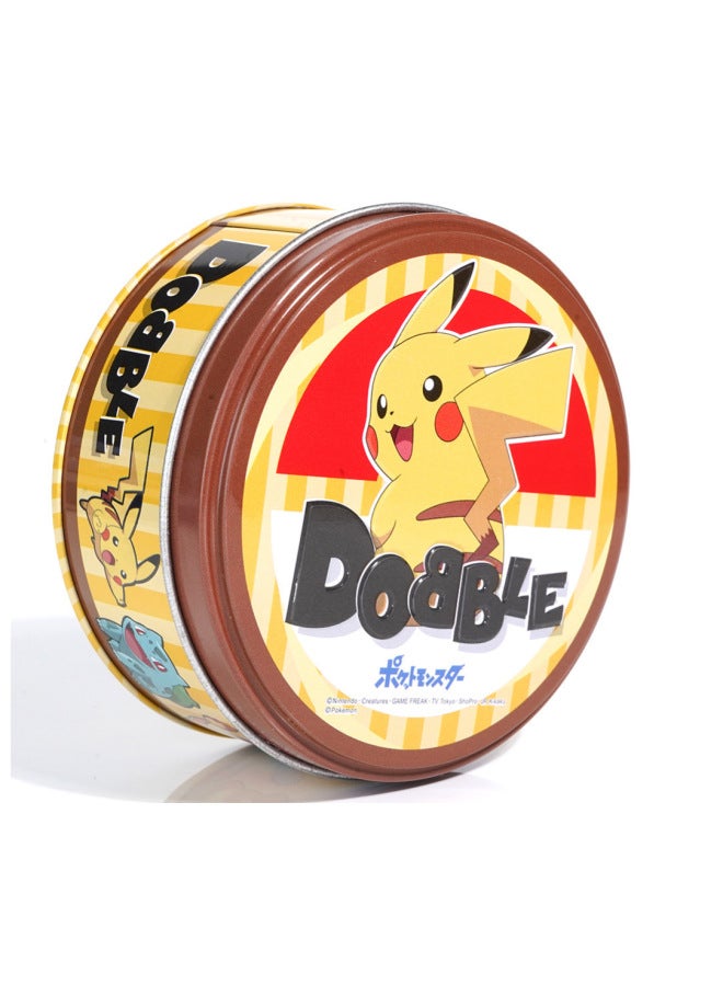 All English Spot It Family Gathering Parents Find Different Game Cards Dobble Game Cards Find Your Sister-Color:dobble Pokemon  - Image 1