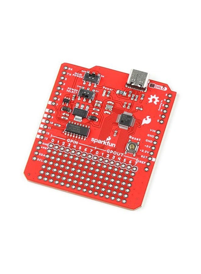 USB-C Host Shield Digital Logic and Analog Circuitry MAX3421E USB Controller, Board Dimensions (inches): 2.25 x 2.10 x 1.05