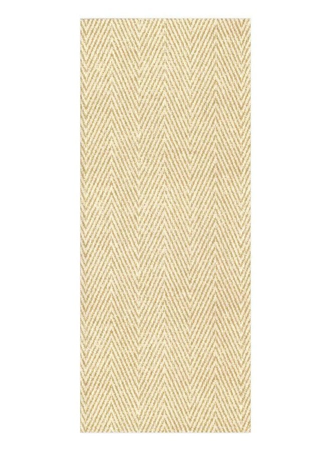 Caspari Paper Guest Towels Jute Linen, 12 Per Box,Tan,Guest Towel,9760GG - Image 3