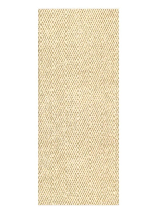 Caspari Paper Guest Towels Jute Linen, 12 Per Box,Tan,Guest Towel,9760GG - Image 2