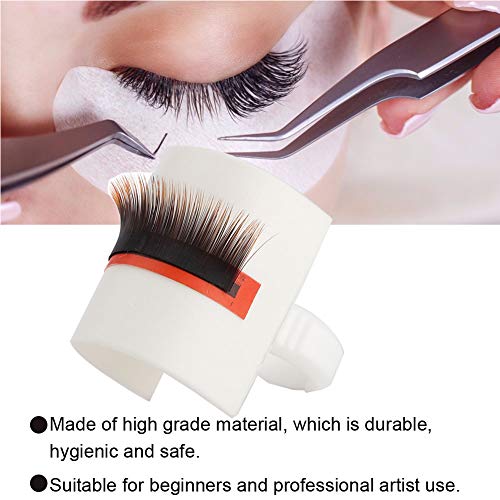 Sonew False Eyelash Glue Holder, U Shape Ring Strip Pallet Lashes Holder Makeup Tool for Eyelash Extensions 01 Ordinary U shaped Ring Cup - Image 3