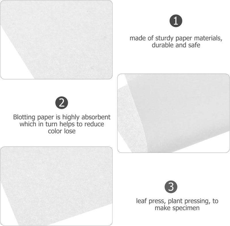 Yardwe 10pcs Flower Pressing Refill Paper Highly Absorbent Blotter Paper for Flower Crafting and Specimen Making for Outdoor Pressing Activities - Image 4