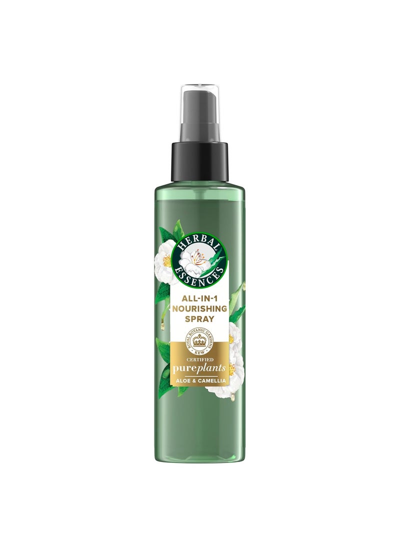 Herbal Essences Herbal Essences Allin1 Nourishing Spray Certified Pure Plants with Aloe and Camellia Flower Oil 6 fl oz 