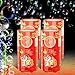 Ivtivfu Bubble Machine 4PCS 13 Holes with LED Lights Automatic Bubble Blower Toys Portable Bubbles Maker for Wedding Christmas Chinese New Years Party Decorations Kids Birthday Gifts Balloons Banner - Image 4