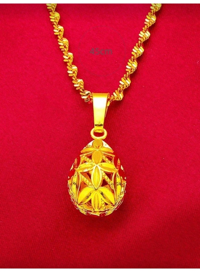 GOLDMAX 21k Gold Plated Necklace For Women - Image 4