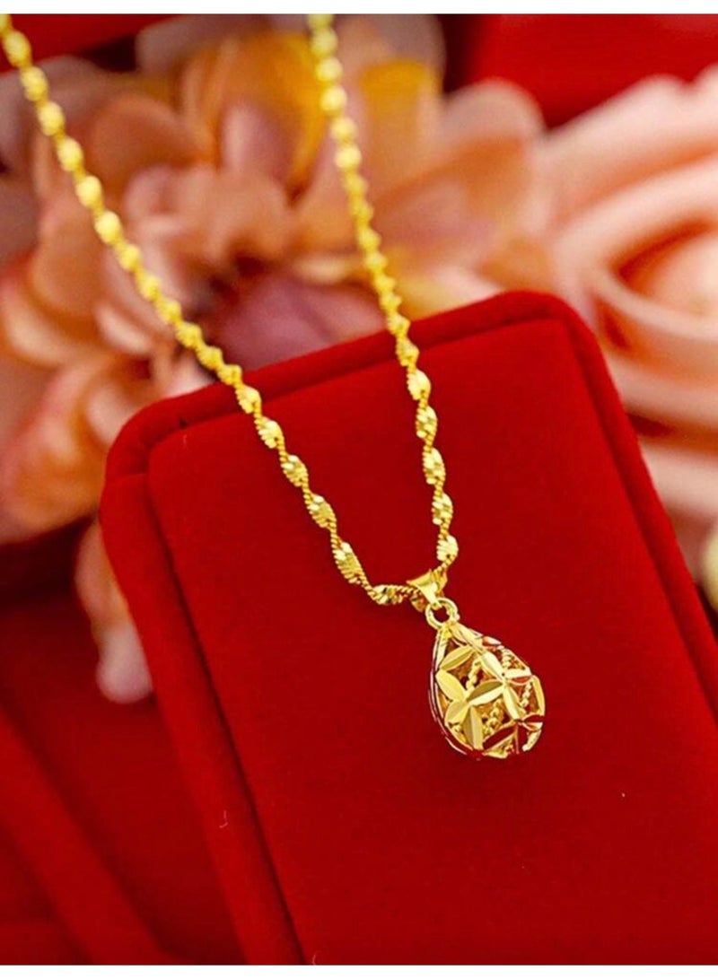 GOLDMAX 21k Gold Plated Necklace For Women - Image 2