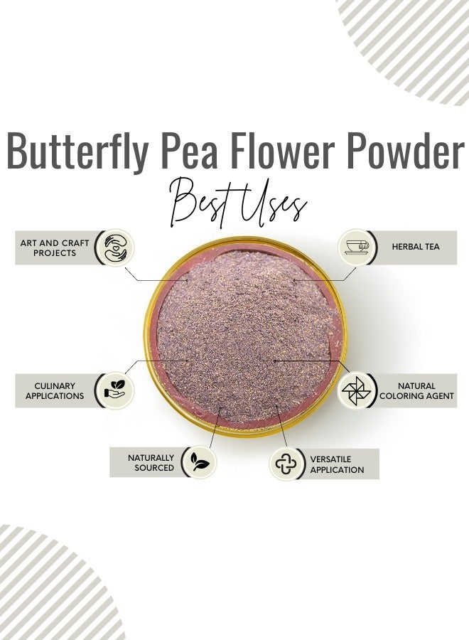 Awafi Mill Awafi Mill Blue Butterfly Pea Flower Powder Vibrant Blue Matcha | Caffeine Free  - Image 2