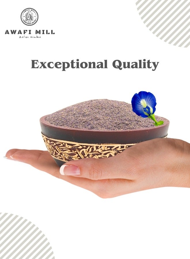 Awafi Mill Awafi Mill Blue Butterfly Pea Flower Powder Vibrant Blue Matcha | Caffeine Free  - Image 5