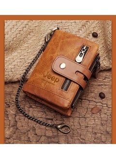 Jeep Open Unisex Quality Leather Wallet with Box  - Image 1
