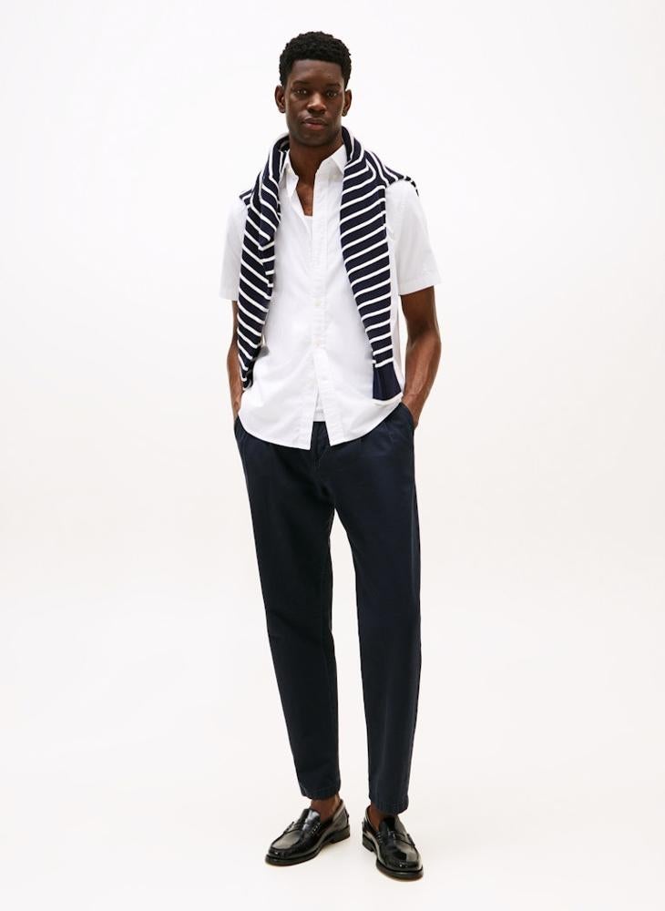 TOMMY HILFIGER Short Sleeve Poplin Shirt - Image 3