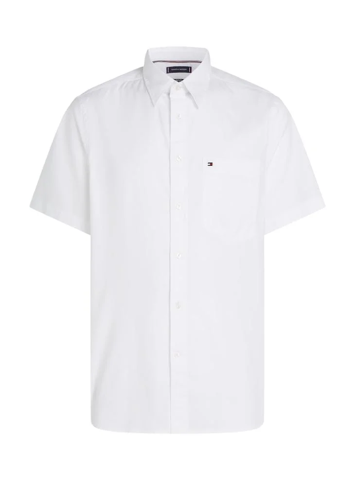 TOMMY HILFIGER Short Sleeve Poplin Shirt