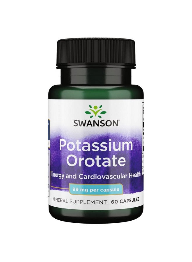 سوانسون أوروتات البوتاسيوم 99 مليجرام 60 كبسولة - Image 1