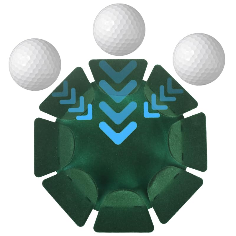 HOW TRUE 2 PCS All-Direction Golf Putting Cup Golf Practice Hole Cup Surface Flocking for Office Indoor Outdoor Practicing - Image 5