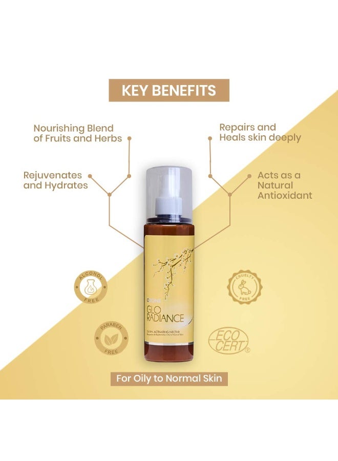 Ozone Glo Radiance Nectar Visibly Flawless Skin Spray Moisturizer - 100% Natural Products. (Paraben & Chemical Free). Suitable For All Skin Types. - 150 Ml - Image 3