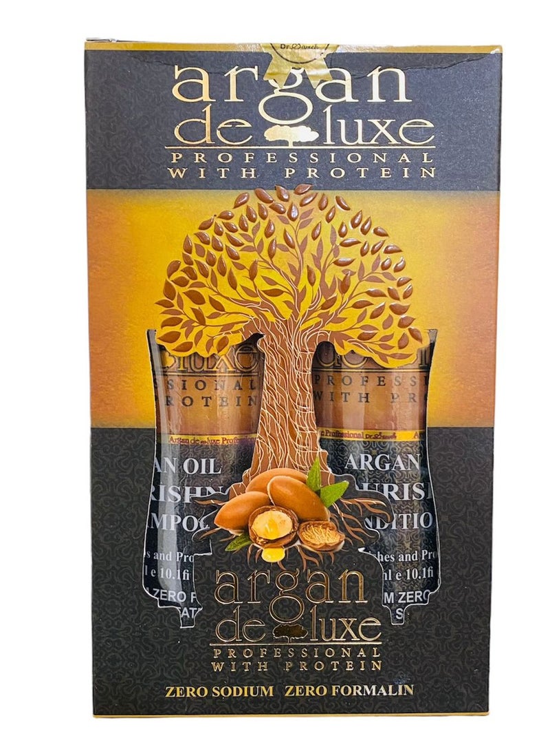 أرغان ديلوكس مجموعه ارجان ديلوكس لعلاج مشاكل الشعر شامبو و بلسم - Image 2