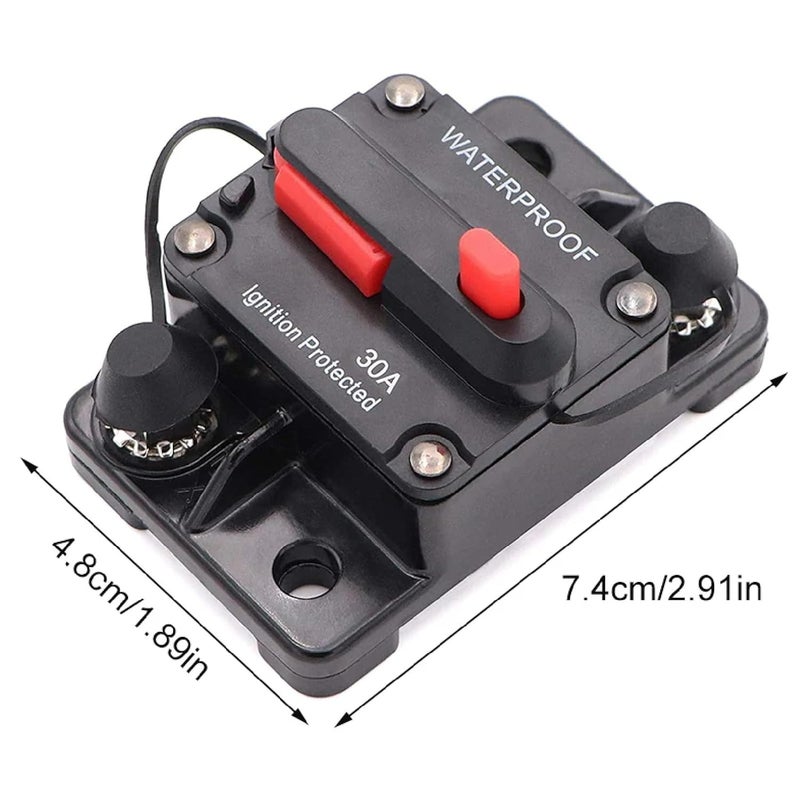 250A Waterproof Circuit Breaker 12 48V DC IP67 Rated for Marine Automotive - Image 4