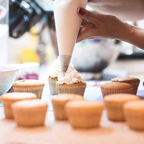 LoveBB 16-Inch Disposable Piping Bags 100 Count - Extra Thick Non-Slip Pastry Bags with Anti-Burst Design for Cake Decorating, Cupcakes, Cookies & Baking Supplies - Image 4