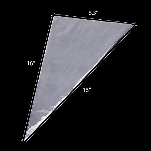 LoveBB 16-Inch Disposable Piping Bags 100 Count - Extra Thick Non-Slip Pastry Bags with Anti-Burst Design for Cake Decorating, Cupcakes, Cookies & Baking Supplies - Image 5