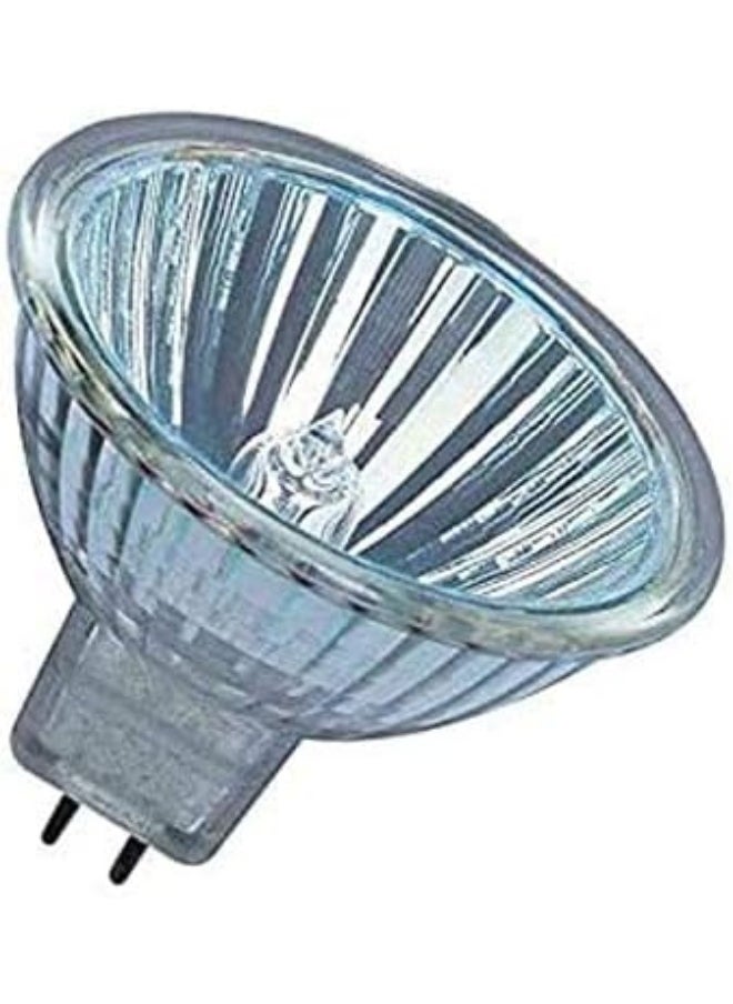 Osram Circular Dimmable Long Lasting Lifespan Illumination Entrance Kitchen Restaurants Track And Recessed Halogen Bulb Pack Of 5 12V 50W Mr16 Yellow  - Image 2